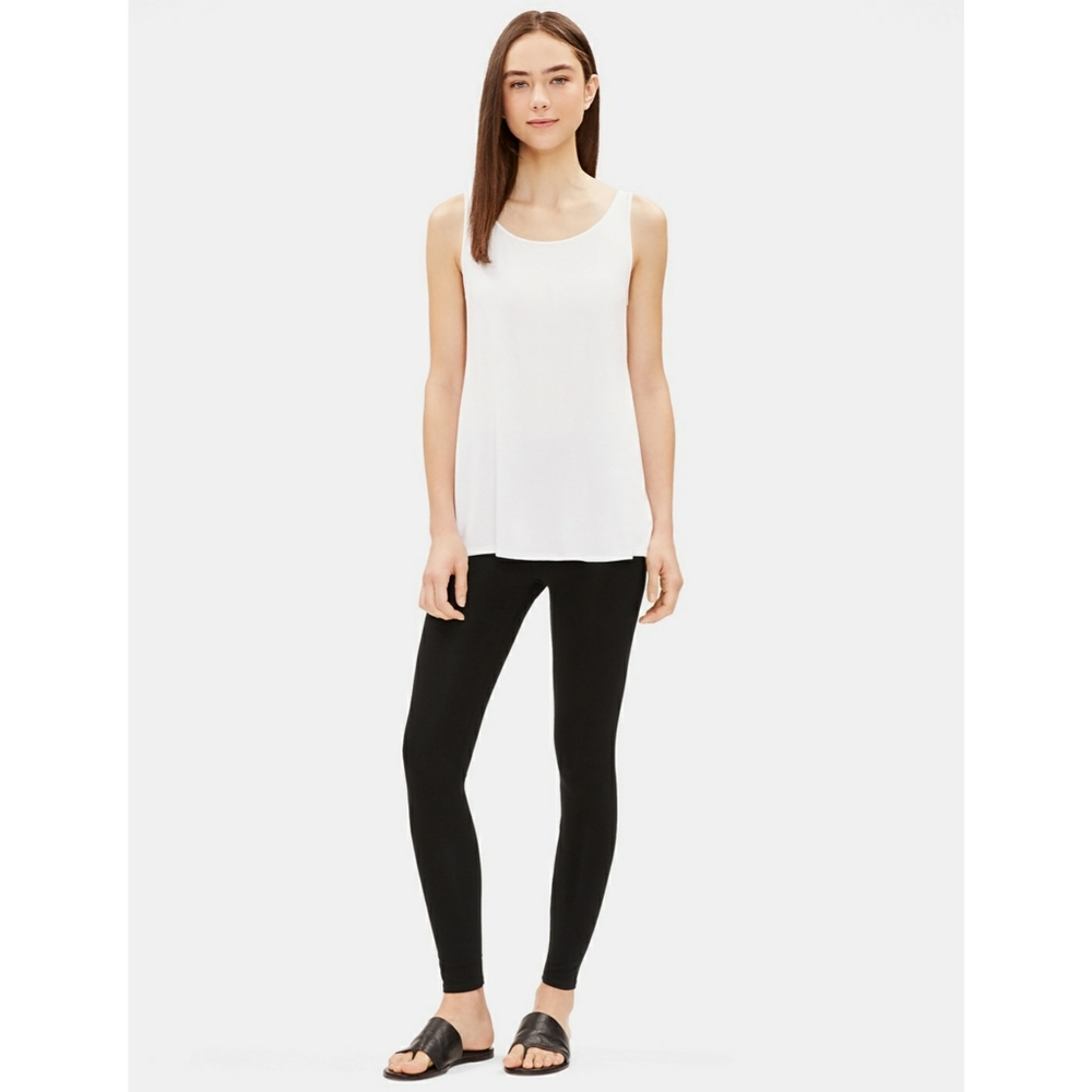 Eileen Fisher Black Viscose Leggings Size XL